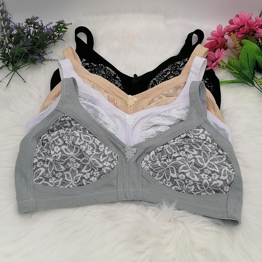 Women's Bra Large Cup C D E F  - Cotton Bra Everyday ulasan dan harga