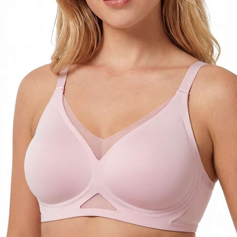 Women's Seamless Wire-Free Bra - Plunge Bra Push Up ulasan dan harga