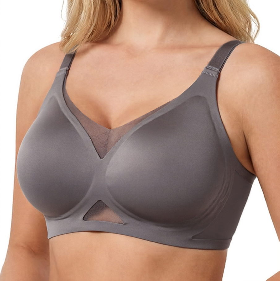 Women's Seamless Wire-Free Bra - Plunge Bra Push Up ulasan dan harga