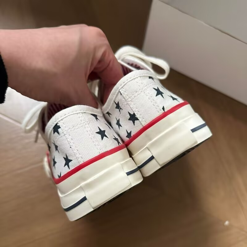 Casual Star Low-Top Canvas Sho - Vans Shoes Old Skool ulasan dan harga